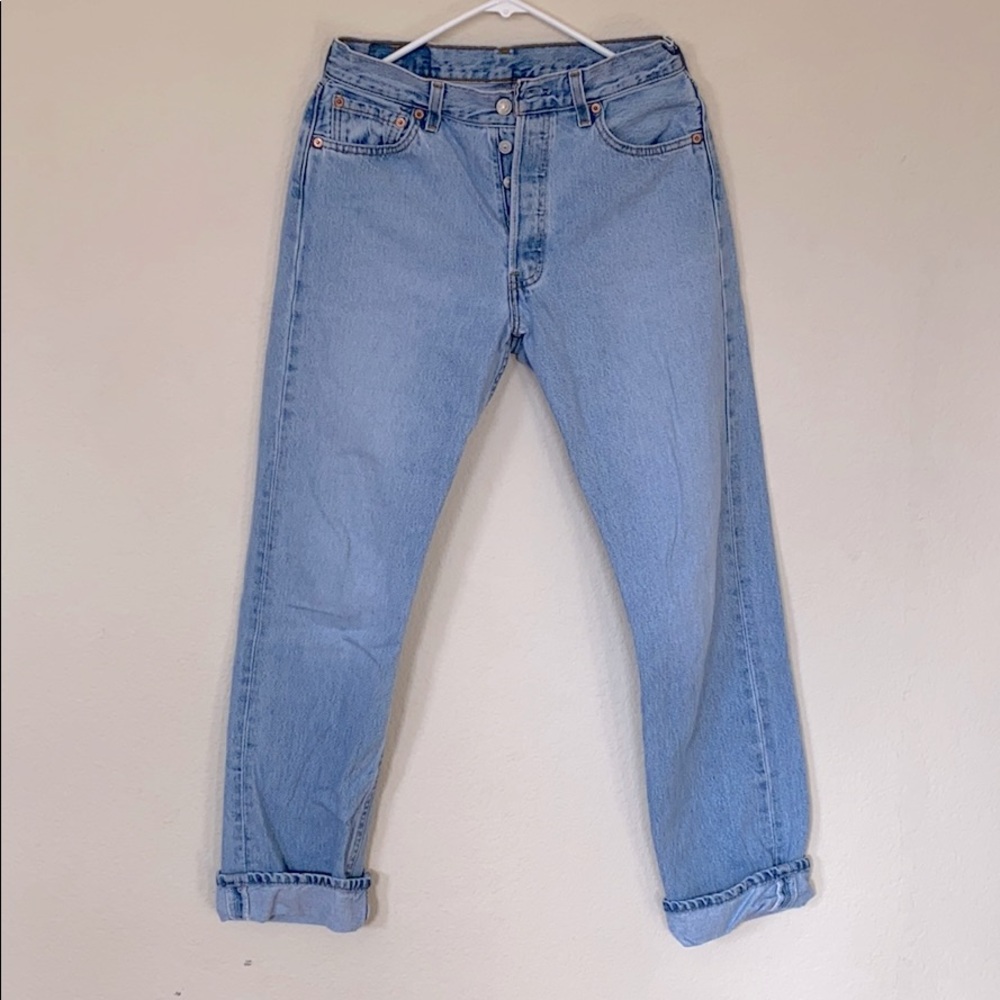 LEVI STRAUSS & CO 501 Straight Leg Jeans
